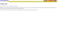 Desktop Screenshot of guitarnotes.com